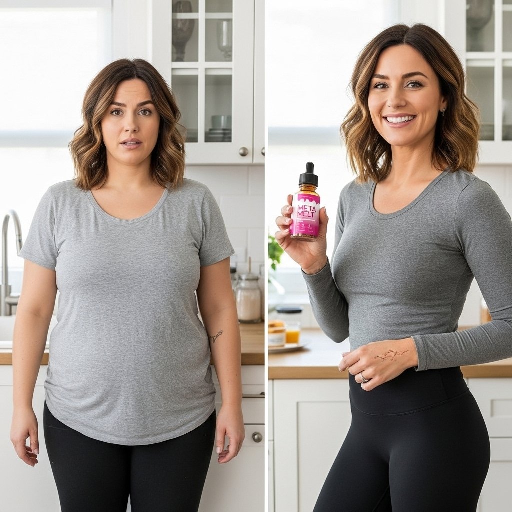 Before and after transformation with Meta Melt